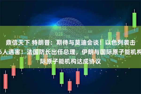 鼎信天下 特朗普：期待与莫迪会谈！以色列袭击卡塔尔致6人遇害！法国防长出任总理，伊朗与国际原子能机构达成协议